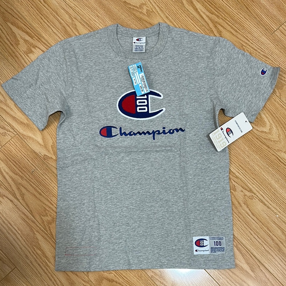 Champion Gray Men's T-Shirt